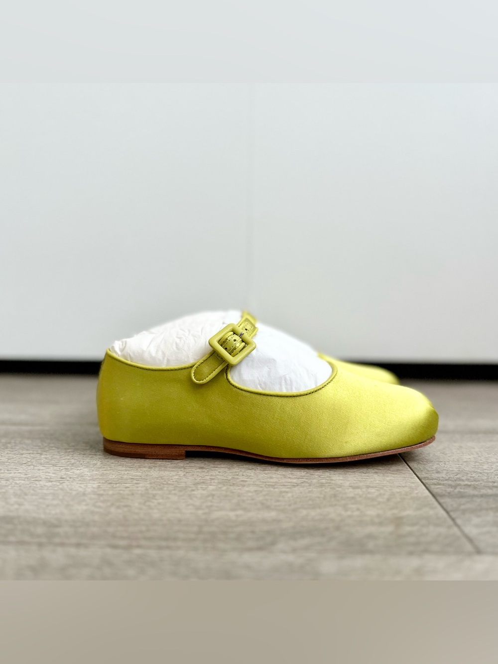 Sandy Liang & Heaven by Marc Jacobs Mary Jane Pointe in Ballet Satin NEW - Picture 5 of 13